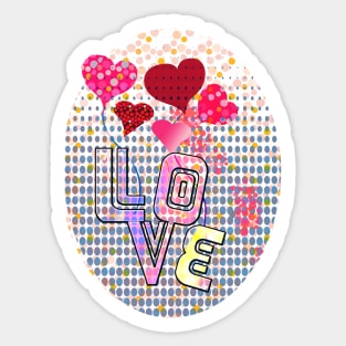 Valentine's Dots (Love) Sticker